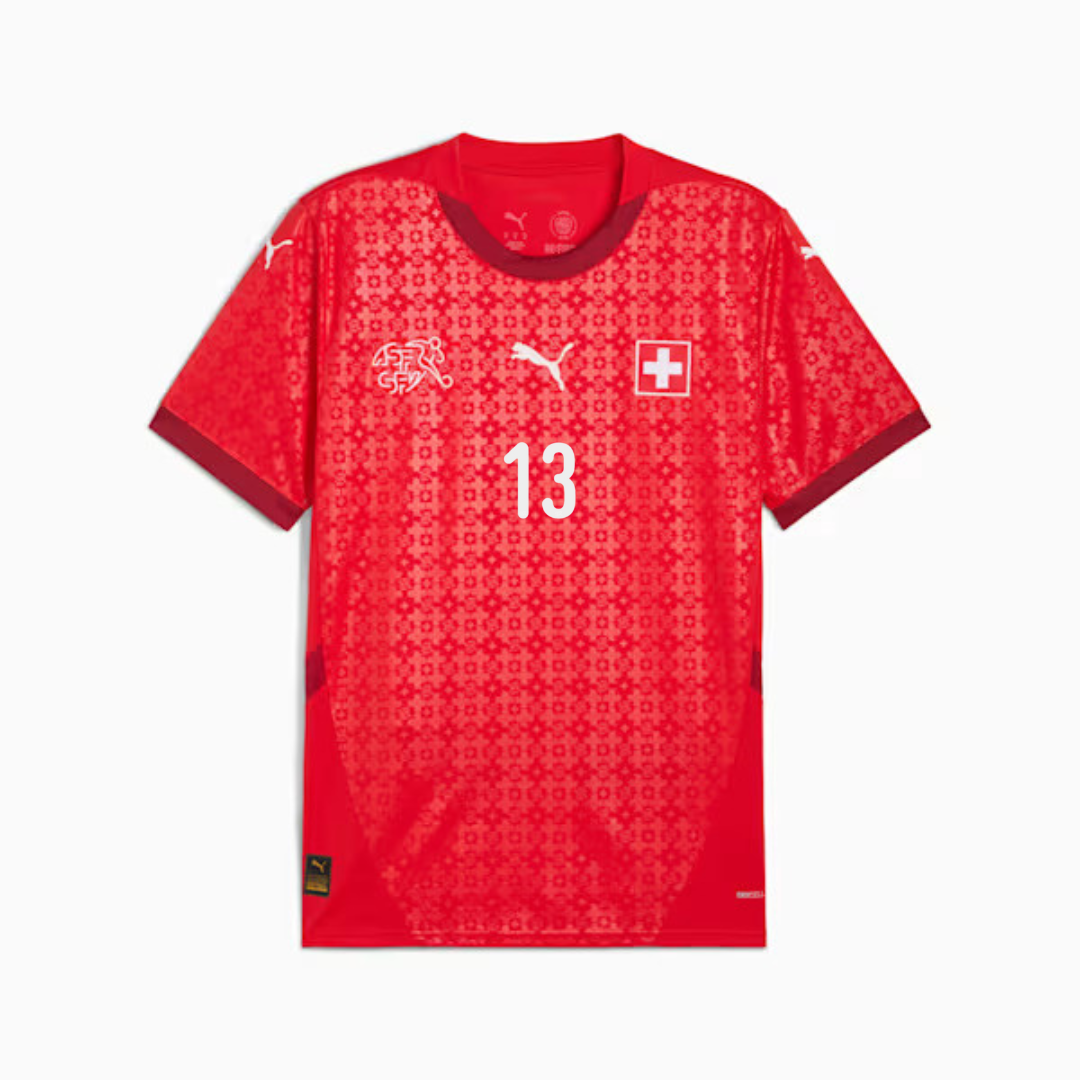 Switzerland Home Stadium Straight Fit Shirt WÄLTI 13