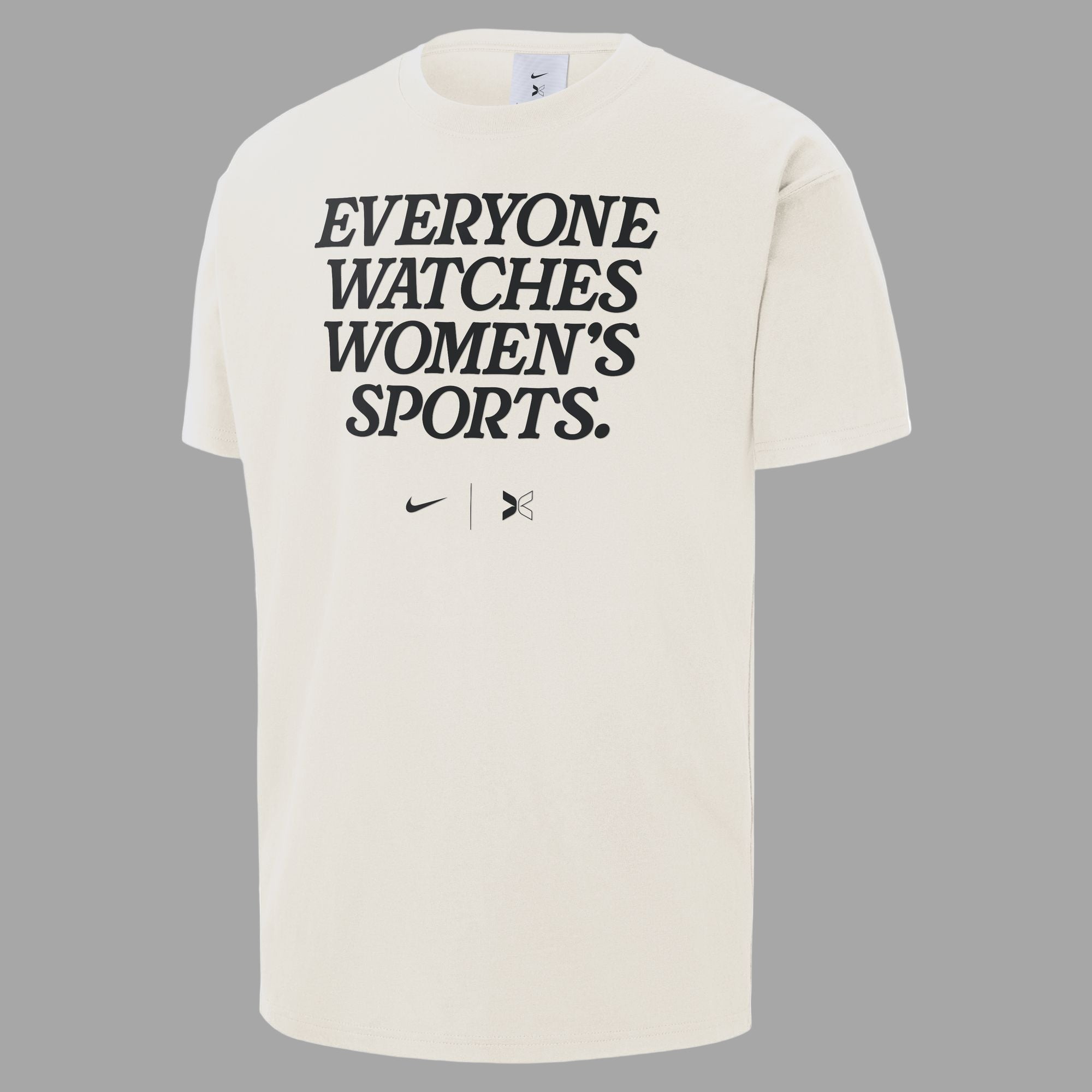 Everyone Watches Women's Sports™ Nike by TOGETHXR Straight Fit T-Shirt (White)