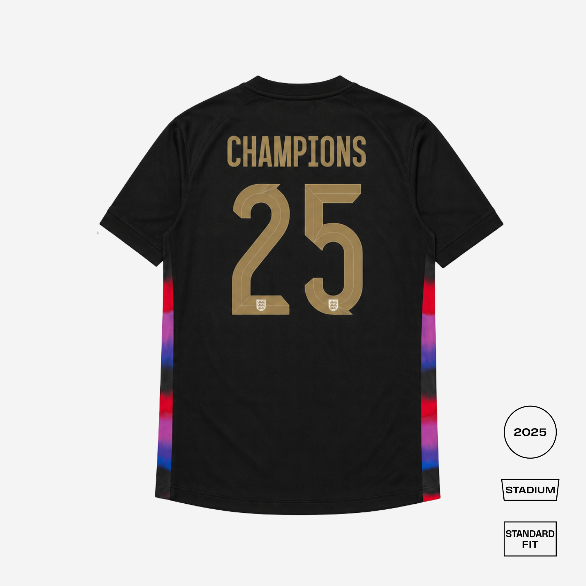 England Away CHAMPIONS 25 Straight Fit Shirt