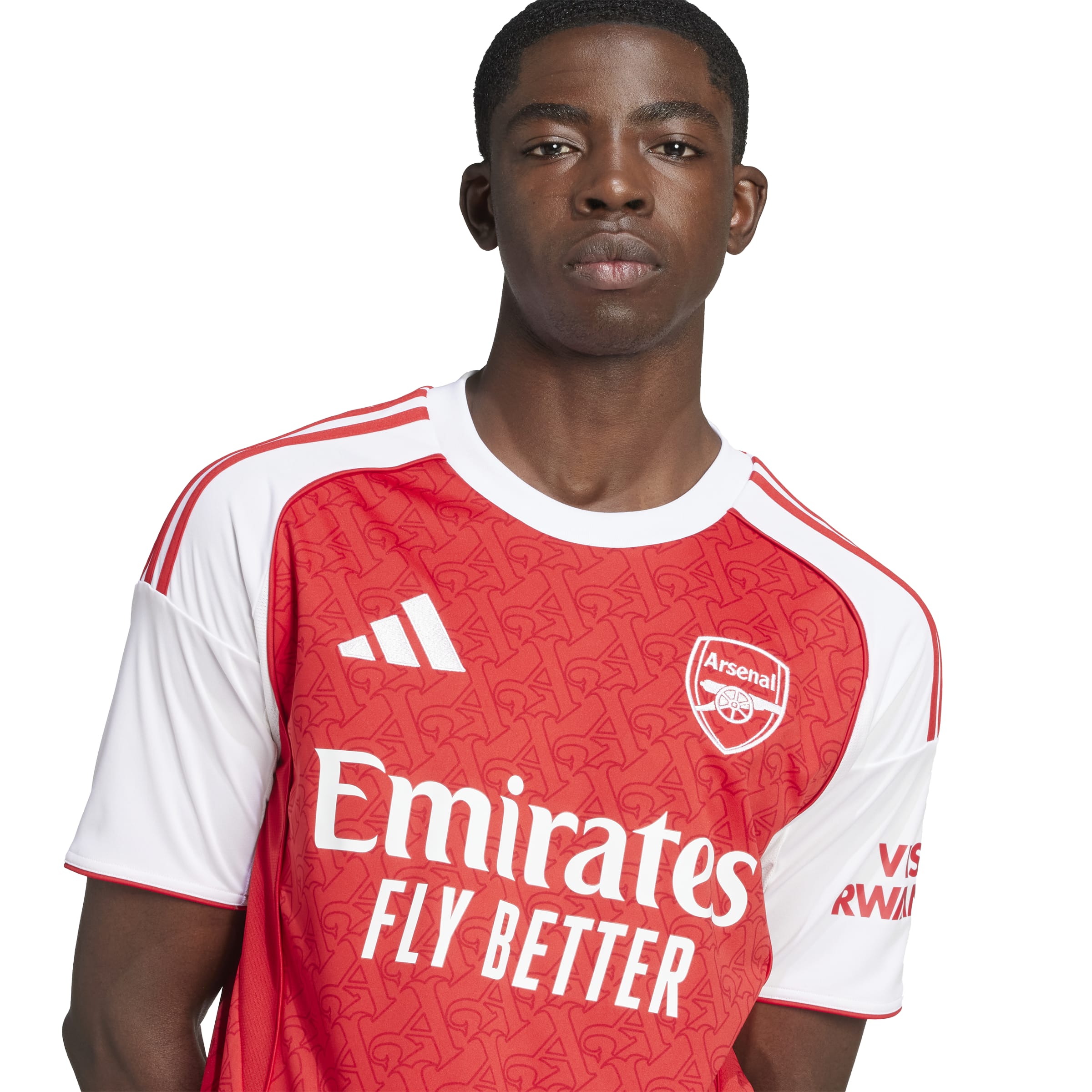 Arsenal 2025/26 Home Straight Fit Stadium Jersey KELLY 18