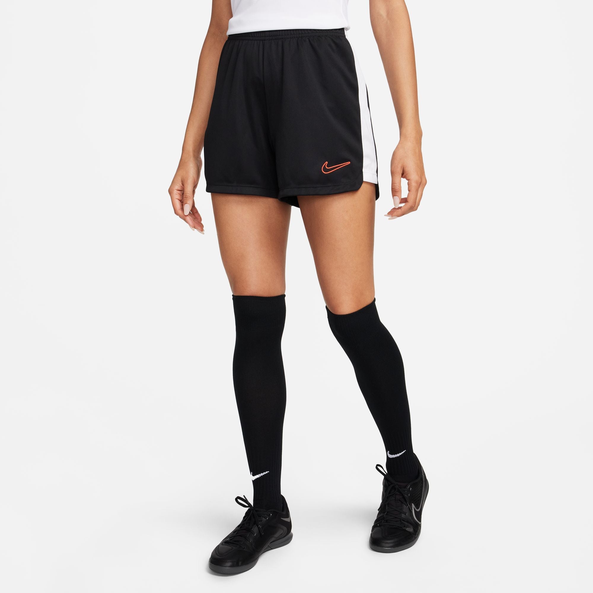Nike Dri-FIT Black Curved Football Shorts