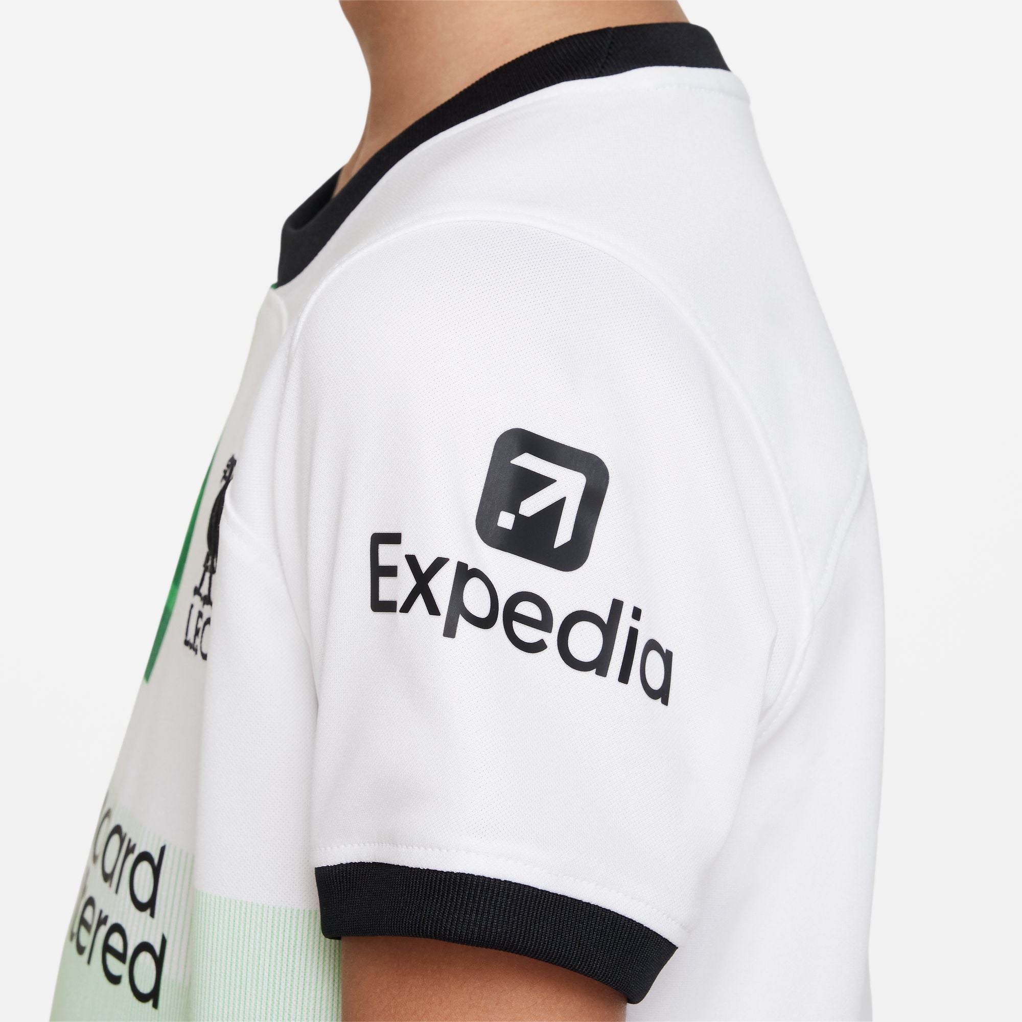 Equipación de 3 piezas Nike Dri-FIT para niños pequeños de la segunda equipación del Liverpool 23/24