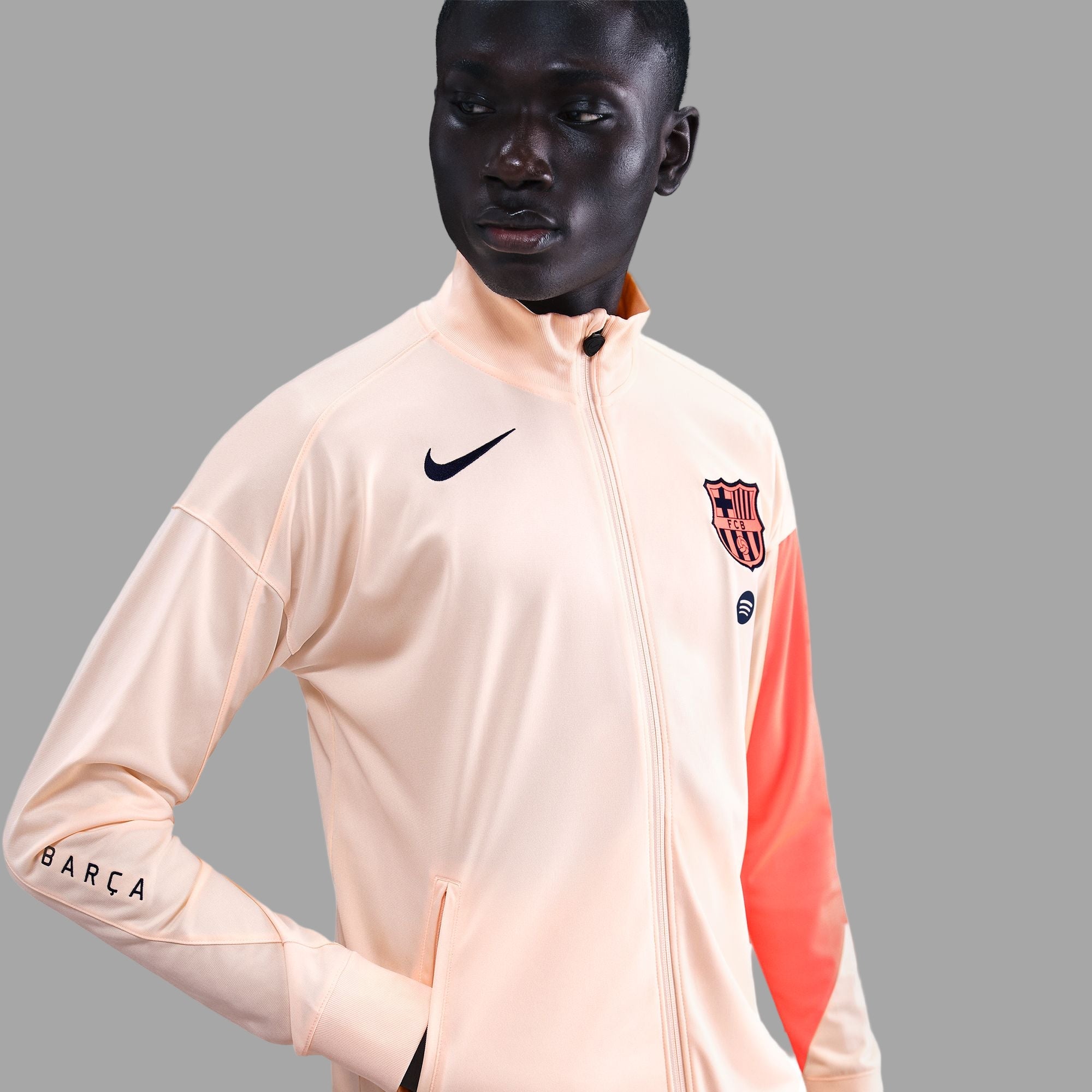 FC Barcelona Strike Third Straight Fit Nike Dri-FIT Total 90 Soccer Knit Tracksuit