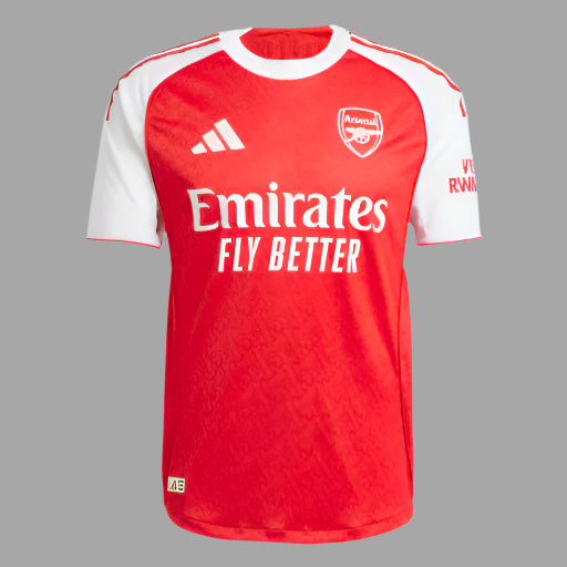 Arsenal Home Match Shirt 25/26 Men's Fit Red Jersey