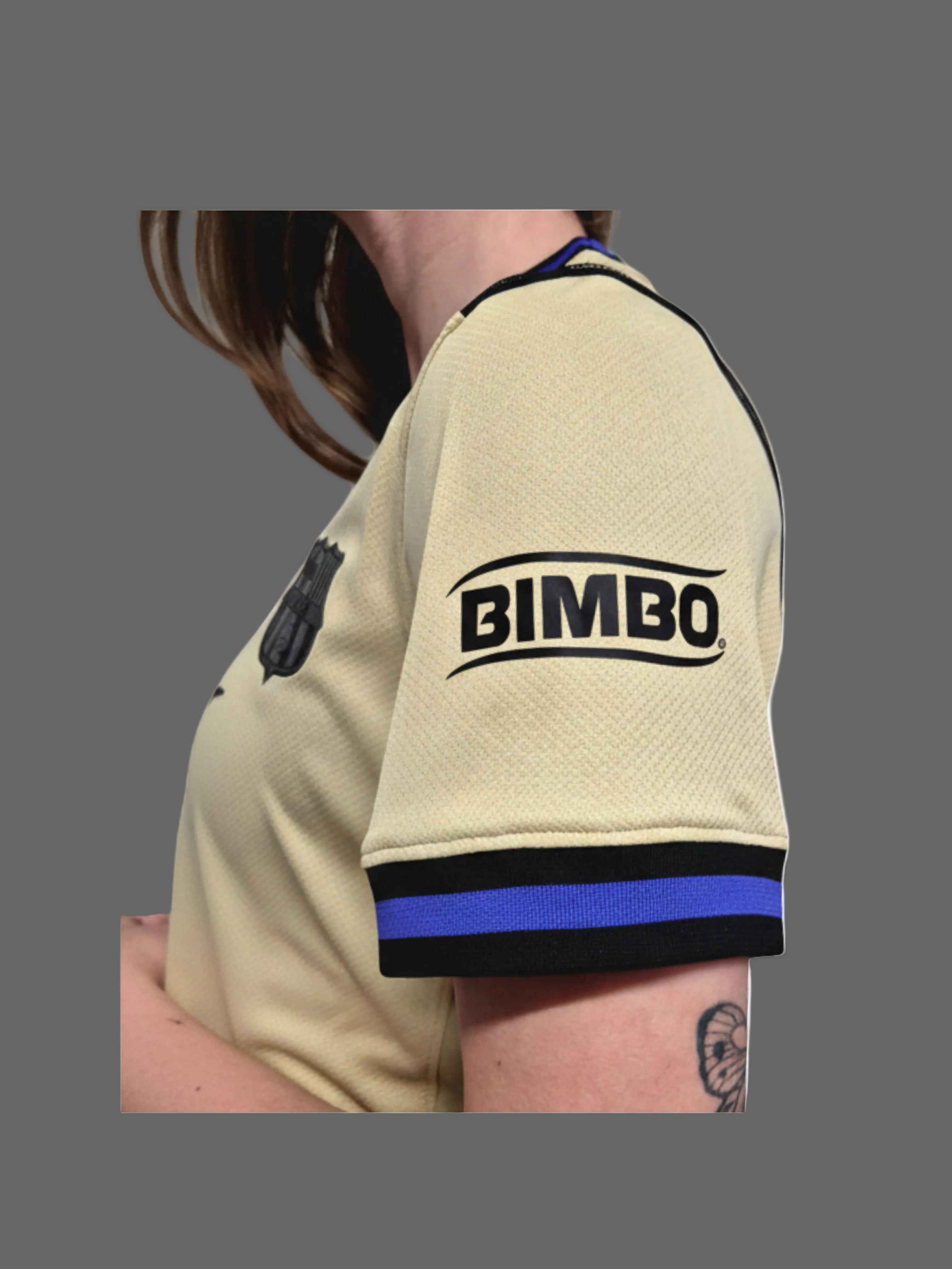 Kobe Bryant FC Barcelona 2025/26 Stadium Away Curved Fit - Womens Sleeve Sponsor